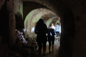 podzemní chodby v Terezíně