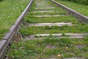 koleje, které vedly od roku 1942 do židovského ghetta