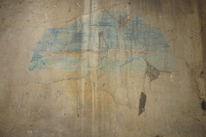 nástěnná malba na půdě