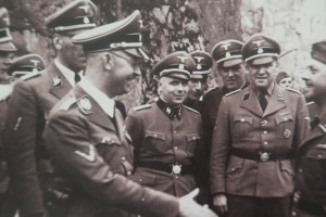 Himmler při návštěvě Mauthausenu