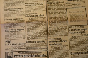 dokumenty z okolí Terezína