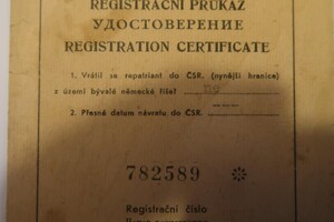 dokumenty z okolí Terezína