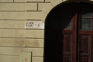 původní označení domu z doby ghetta